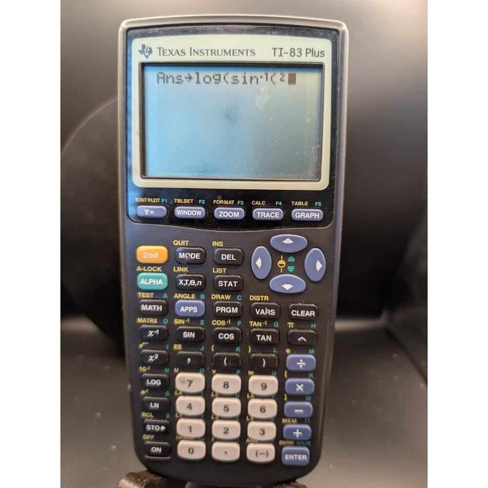 TI‑83 Plus Graphing Calculator • Powers On • Not Fully Tested • Parts Only - Picture 1 of 3